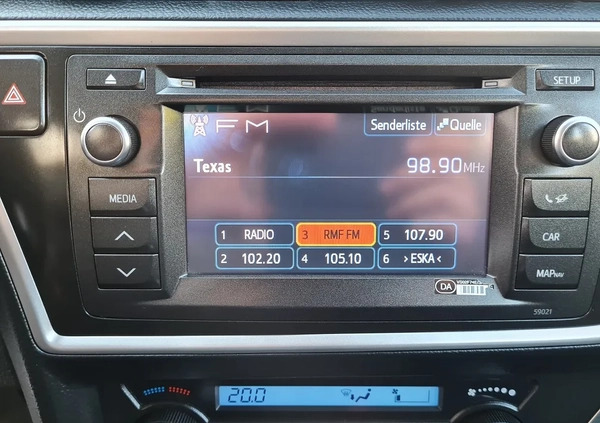 Toyota Auris cena 47999 przebieg: 98000, rok produkcji 2014 z Czarna Białostocka małe 562
